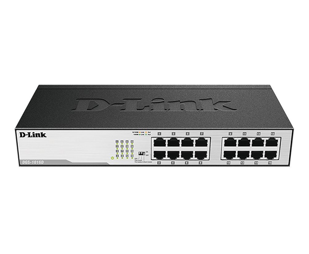 سوئیچ ۱۶ پورت D-Link DGS-1016D